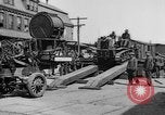Image of Military equipment being unloaded from "Liberty Loan Train." Richmond Virginia USA, 1918, second 17 stock footage video 65675048756