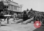 Image of Military equipment being unloaded from "Liberty Loan Train." Richmond Virginia USA, 1918, second 19 stock footage video 65675048756