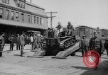 Image of Military equipment being unloaded from "Liberty Loan Train." Richmond Virginia USA, 1918, second 21 stock footage video 65675048756