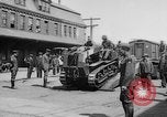 Image of Military equipment being unloaded from "Liberty Loan Train." Richmond Virginia USA, 1918, second 23 stock footage video 65675048756