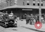 Image of Military equipment being unloaded from "Liberty Loan Train." Richmond Virginia USA, 1918, second 29 stock footage video 65675048756