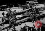 Image of Military equipment being unloaded from "Liberty Loan Train." Richmond Virginia USA, 1918, second 31 stock footage video 65675048756
