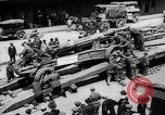 Image of Military equipment being unloaded from "Liberty Loan Train." Richmond Virginia USA, 1918, second 32 stock footage video 65675048756