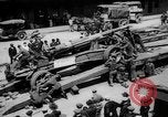 Image of Military equipment being unloaded from "Liberty Loan Train." Richmond Virginia USA, 1918, second 34 stock footage video 65675048756