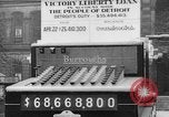 Image of huge facsimile Burroughs adding machine Detroit Michigan USA, 1919, second 16 stock footage video 65675048764