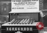 Image of huge facsimile Burroughs adding machine Detroit Michigan USA, 1919, second 21 stock footage video 65675048764