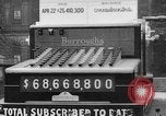 Image of huge facsimile Burroughs adding machine Detroit Michigan USA, 1919, second 29 stock footage video 65675048764