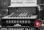 Image of huge facsimile Burroughs adding machine Detroit Michigan USA, 1919, second 30 stock footage video 65675048764