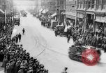 Image of Liberty Bond Drive parade on city street Philadelphia Pennsylvania USA, 1918, second 22 stock footage video 65675048765