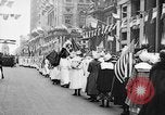 Image of Liberty Bond parade in city Philadelphia Pennsylvania USA, 1918, second 21 stock footage video 65675048766
