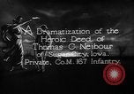 Image of Private Thomas C Neibaur United States USA, 1918, second 13 stock footage video 65675048769