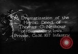 Image of Private Thomas C Neibaur United States USA, 1918, second 15 stock footage video 65675048769