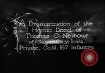 Image of Private Thomas C Neibaur United States USA, 1918, second 17 stock footage video 65675048769
