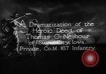 Image of Private Thomas C Neibaur United States USA, 1918, second 21 stock footage video 65675048769