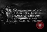 Image of Private Thomas C Neibaur United States USA, 1918, second 25 stock footage video 65675048769