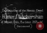 Image of Lieutenant Hunter J Wickersham United States USA, 1918, second 7 stock footage video 65675048782