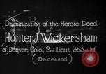 Image of Lieutenant Hunter J Wickersham United States USA, 1918, second 12 stock footage video 65675048782