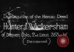 Image of Lieutenant Hunter J Wickersham United States USA, 1918, second 13 stock footage video 65675048782