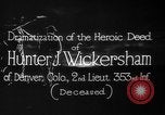 Image of Lieutenant Hunter J Wickersham United States USA, 1918, second 18 stock footage video 65675048782