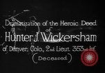 Image of Lieutenant Hunter J Wickersham United States USA, 1918, second 19 stock footage video 65675048782