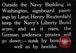 Image of Navy billboard promoting 4th Liberty Loan Washington DC USA, 1918, second 25 stock footage video 65675048784