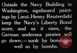 Image of Navy billboard promoting 4th Liberty Loan Washington DC USA, 1918, second 26 stock footage video 65675048784