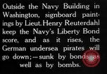Image of Navy billboard promoting 4th Liberty Loan Washington DC USA, 1918, second 27 stock footage video 65675048784