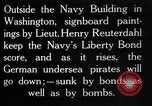 Image of Navy billboard promoting 4th Liberty Loan Washington DC USA, 1918, second 30 stock footage video 65675048784