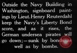 Image of Navy billboard promoting 4th Liberty Loan Washington DC USA, 1918, second 36 stock footage video 65675048784
