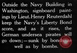 Image of Navy billboard promoting 4th Liberty Loan Washington DC USA, 1918, second 38 stock footage video 65675048784