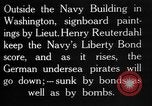 Image of Navy billboard promoting 4th Liberty Loan Washington DC USA, 1918, second 42 stock footage video 65675048784