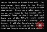 Image of US Navy promotes Fourth Liberty Loan  United States USA, 1918, second 35 stock footage video 65675048786