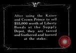 Image of US sailors burn Kaiser and Crown Prince in effigy New York City USA, 1918, second 1 stock footage video 65675048791