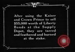 Image of US sailors burn Kaiser and Crown Prince in effigy New York City USA, 1918, second 3 stock footage video 65675048791