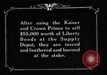 Image of US sailors burn Kaiser and Crown Prince in effigy New York City USA, 1918, second 10 stock footage video 65675048791
