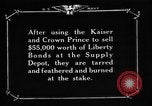 Image of US sailors burn Kaiser and Crown Prince in effigy New York City USA, 1918, second 11 stock footage video 65675048791