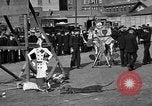 Image of US sailors burn Kaiser and Crown Prince in effigy New York City USA, 1918, second 25 stock footage video 65675048791