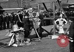 Image of US sailors burn Kaiser and Crown Prince in effigy New York City USA, 1918, second 31 stock footage video 65675048791