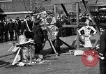 Image of US sailors burn Kaiser and Crown Prince in effigy New York City USA, 1918, second 32 stock footage video 65675048791