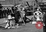 Image of US sailors burn Kaiser and Crown Prince in effigy New York City USA, 1918, second 33 stock footage video 65675048791