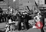 Image of US sailors burn Kaiser and Crown Prince in effigy New York City USA, 1918, second 37 stock footage video 65675048791