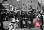 Image of US sailors burn Kaiser and Crown Prince in effigy New York City USA, 1918, second 38 stock footage video 65675048791