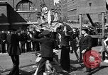 Image of US sailors burn Kaiser and Crown Prince in effigy New York City USA, 1918, second 39 stock footage video 65675048791