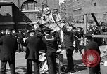 Image of US sailors burn Kaiser and Crown Prince in effigy New York City USA, 1918, second 43 stock footage video 65675048791
