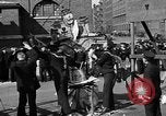 Image of US sailors burn Kaiser and Crown Prince in effigy New York City USA, 1918, second 46 stock footage video 65675048791