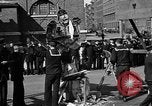 Image of US sailors burn Kaiser and Crown Prince in effigy New York City USA, 1918, second 50 stock footage video 65675048791
