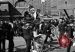 Image of US sailors burn Kaiser and Crown Prince in effigy New York City USA, 1918, second 53 stock footage video 65675048791