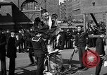 Image of US sailors burn Kaiser and Crown Prince in effigy New York City USA, 1918, second 54 stock footage video 65675048791