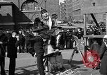 Image of US sailors burn Kaiser and Crown Prince in effigy New York City USA, 1918, second 57 stock footage video 65675048791