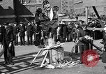 Image of US sailors burn Kaiser and Crown Prince in effigy New York City USA, 1918, second 59 stock footage video 65675048791